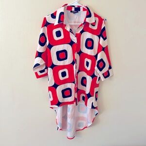 WOWO Long Tail Blouse